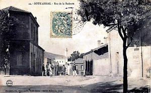 SOUK-AHRAS - RUE DE LA REDOUTE - 1907